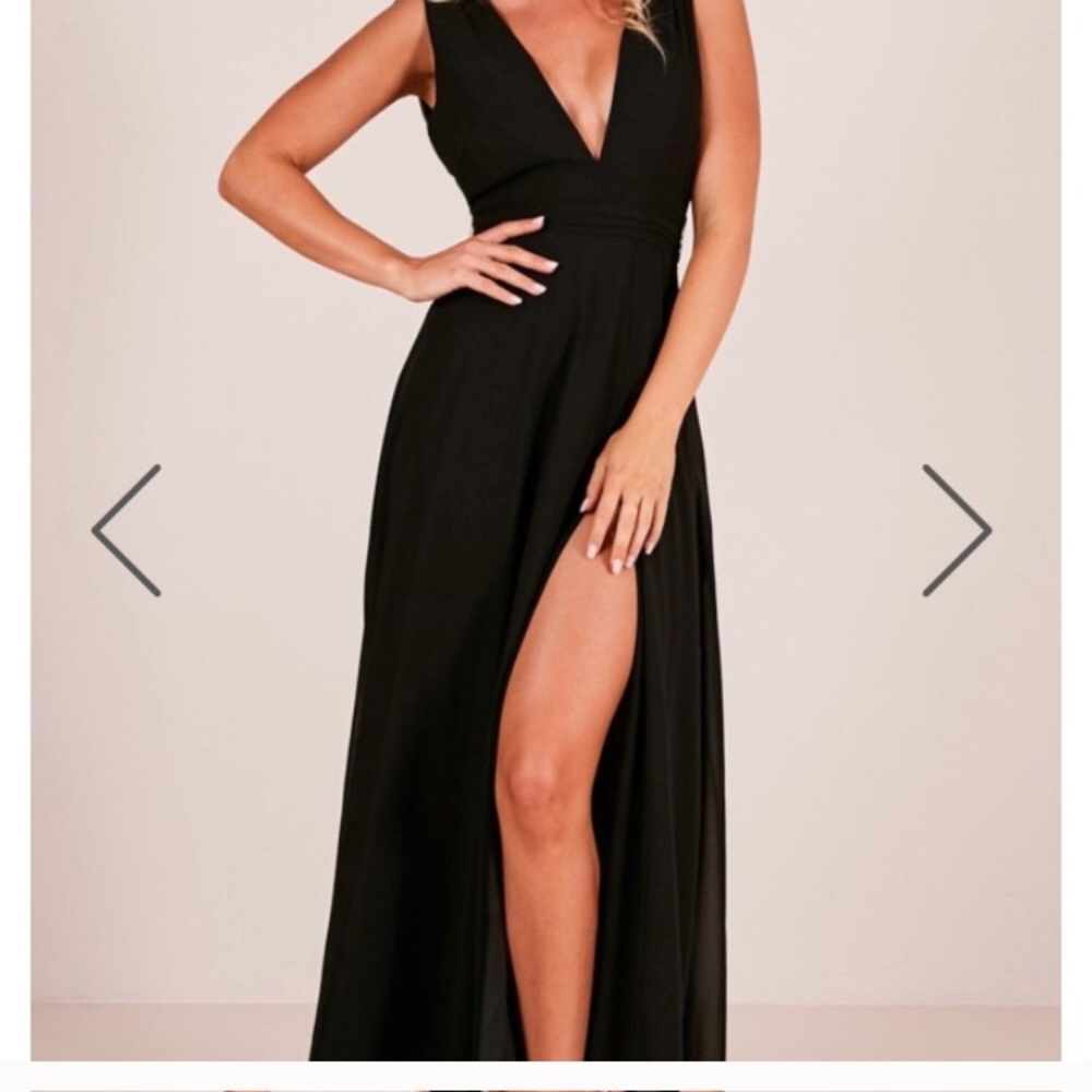Chifon black dress